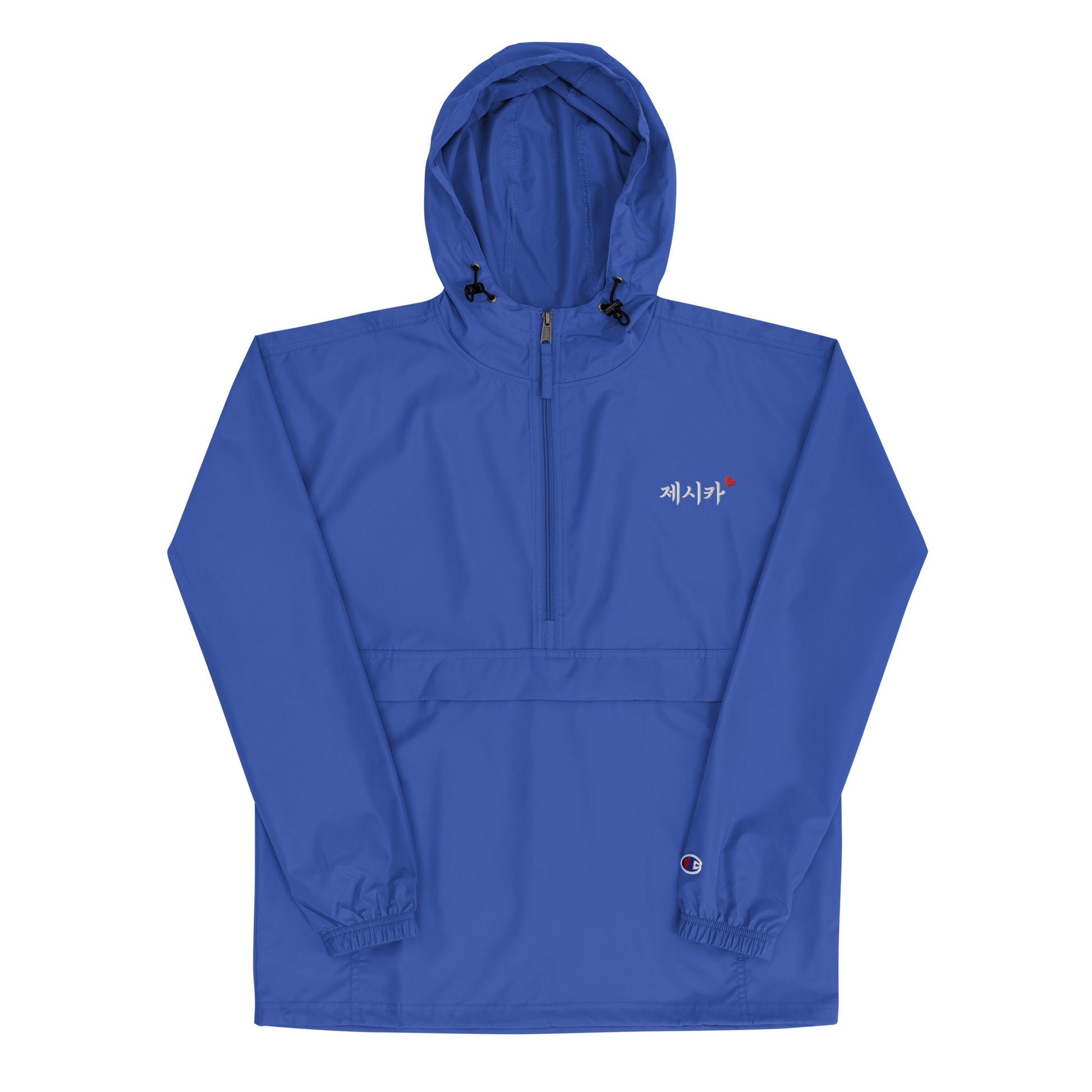 Jessica in Korean Kpop Merch Champion Embroidery Unisex Anorak Jacket - kpophow