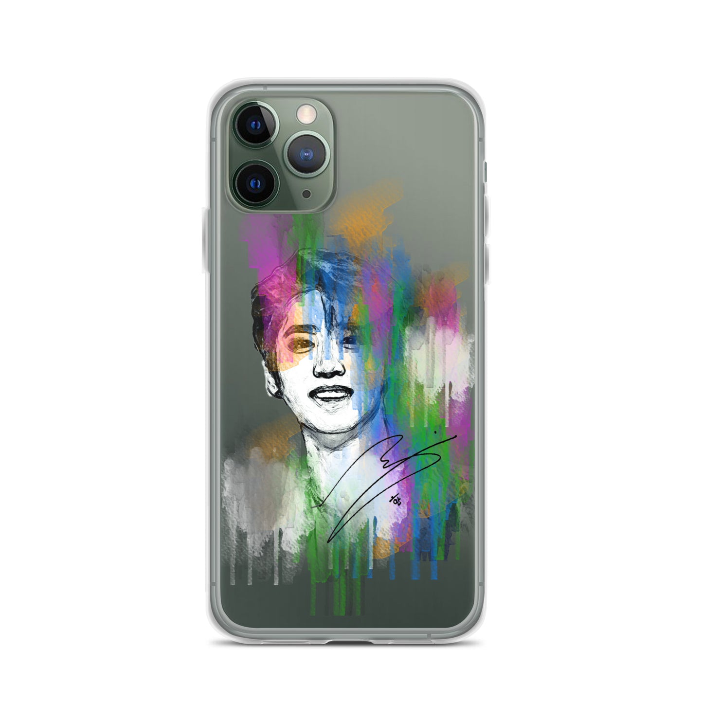 Stray Kids Han, Han Ji-sung Waterpaint Portrait iPhone Case