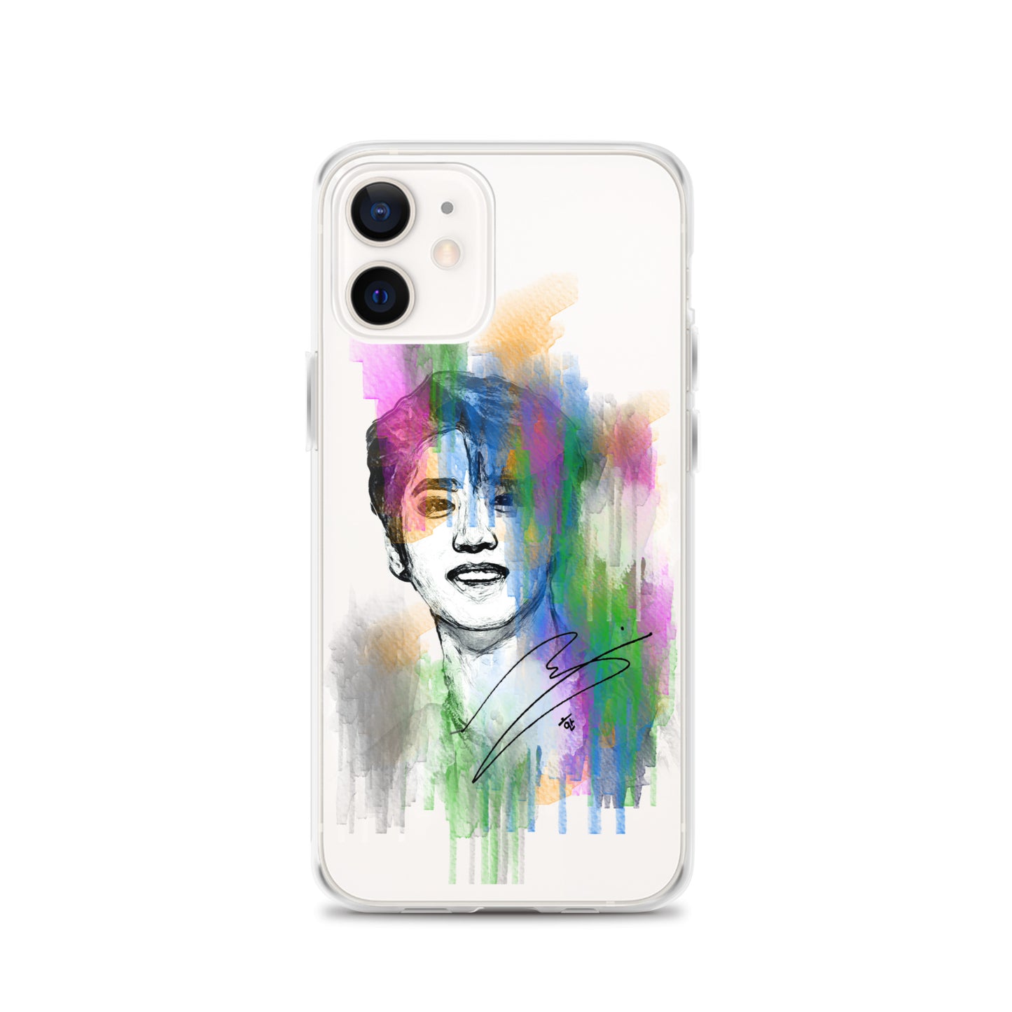 Stray Kids Han, Han Ji-sung Waterpaint Portrait iPhone Case