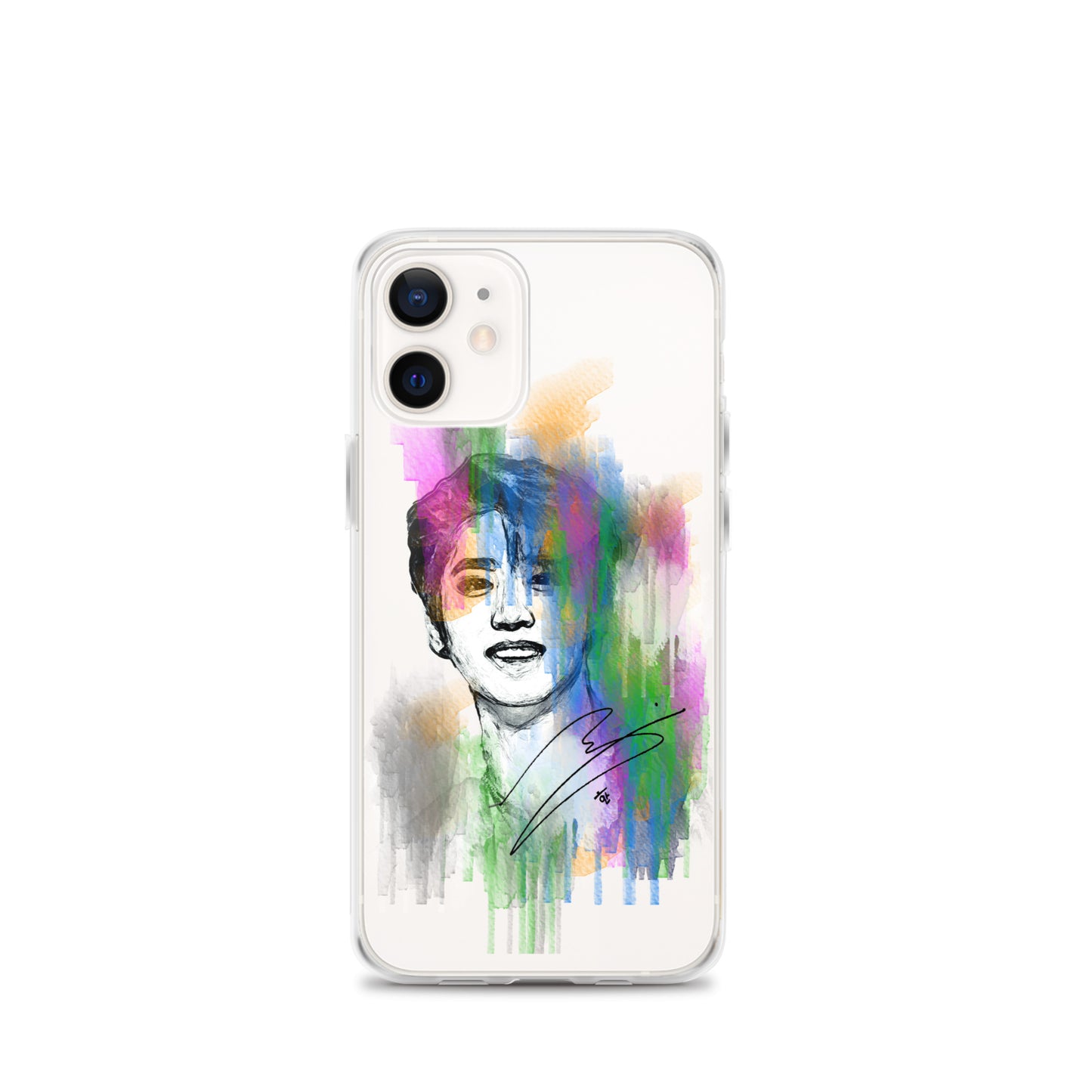 Stray Kids Han, Han Ji-sung Waterpaint Portrait iPhone Case