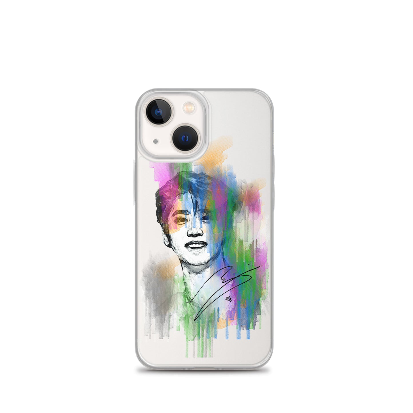 Stray Kids Han, Han Ji-sung Waterpaint Portrait iPhone Case