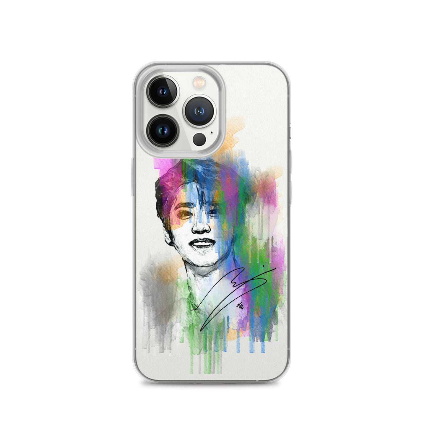 Stray Kids Han, Han Ji-sung Waterpaint Portrait iPhone Case
