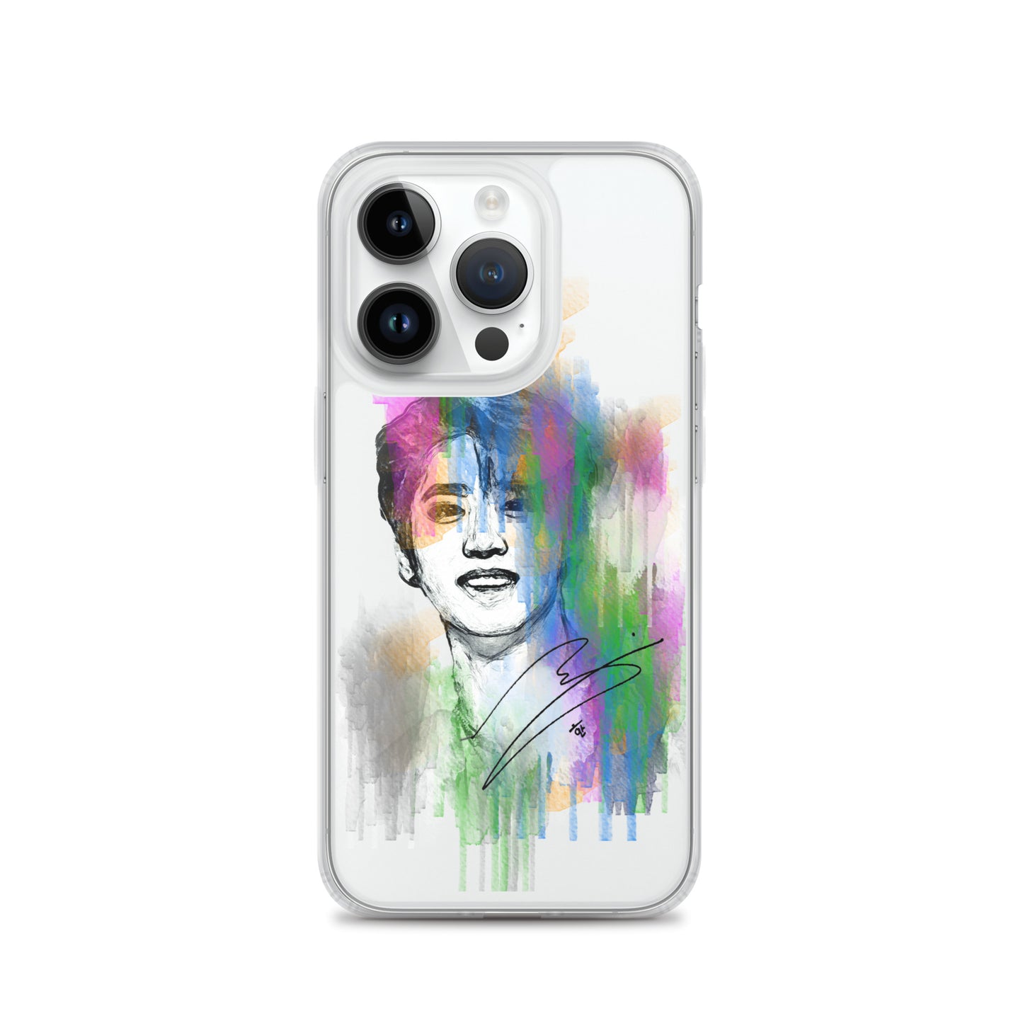 Stray Kids Han, Han Ji-sung Waterpaint Portrait iPhone Case