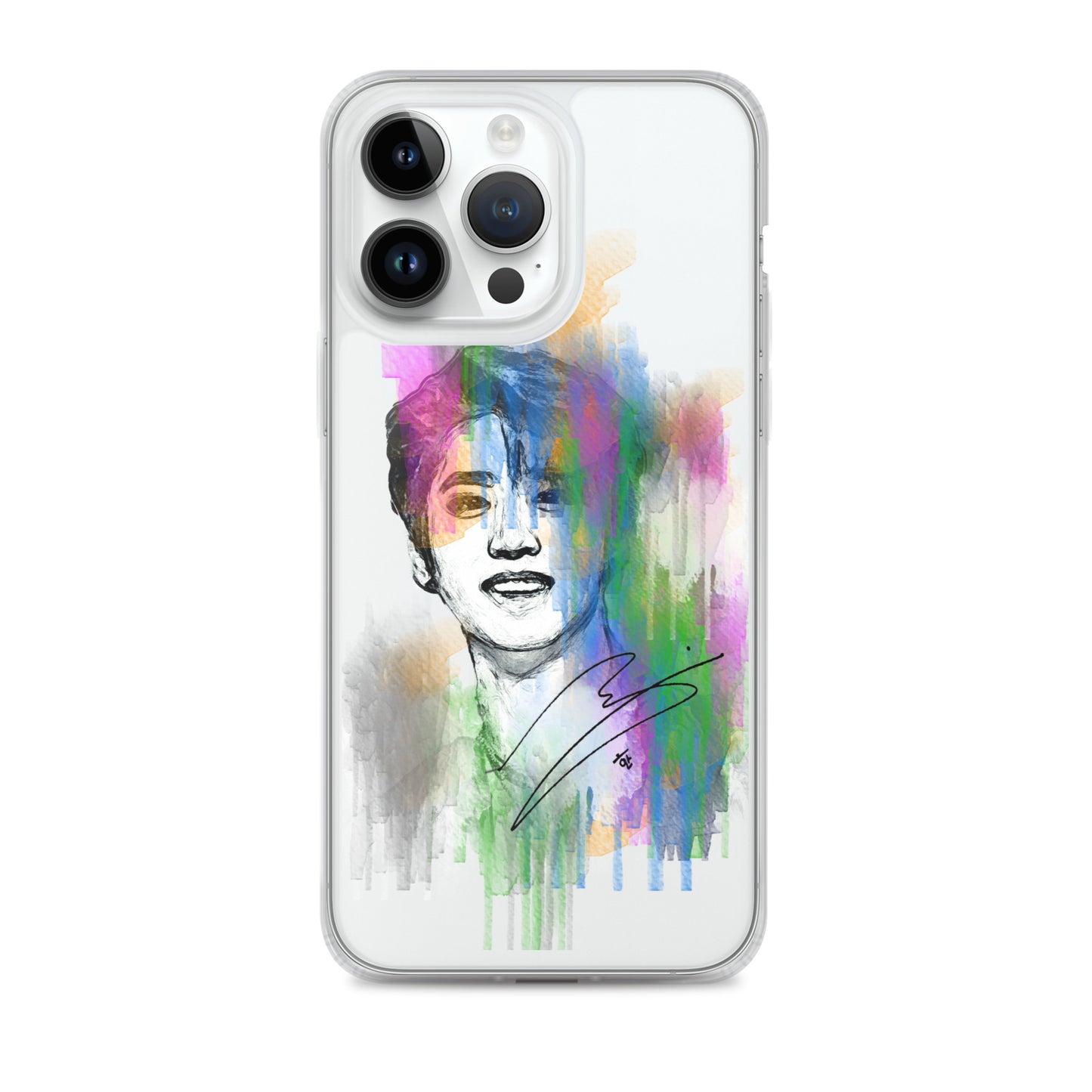 Stray Kids Han, Han Ji-sung Waterpaint Portrait iPhone Case