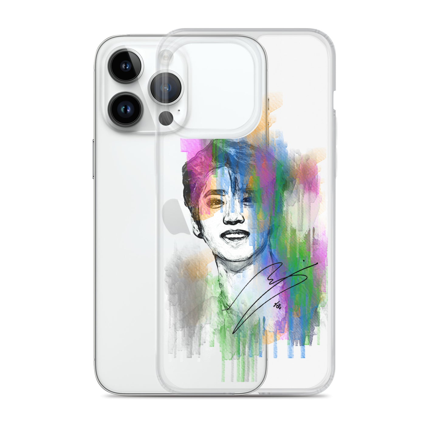 Stray Kids Han, Han Ji-sung Waterpaint Portrait iPhone Case