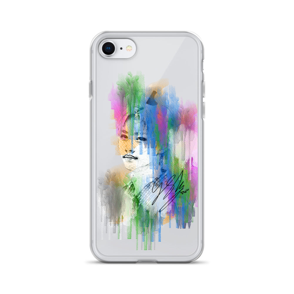 Stray Kids Felix, Lee Felix Waterpaint Portrait iPhone Case