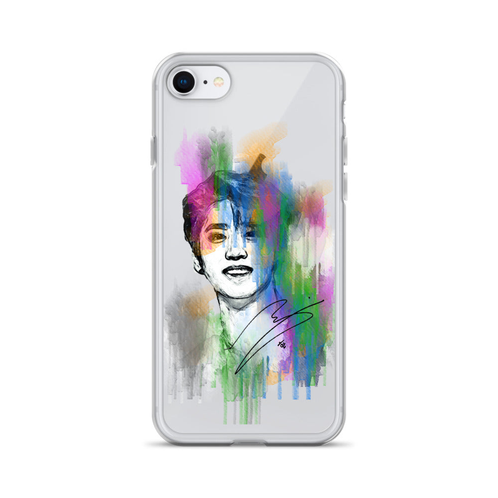 Stray Kids Han, Han Ji-sung Waterpaint Portrait iPhone Case