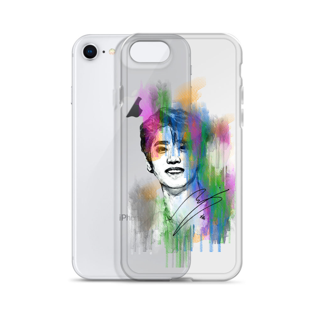 Stray Kids Han, Han Ji-sung Waterpaint Portrait iPhone Case