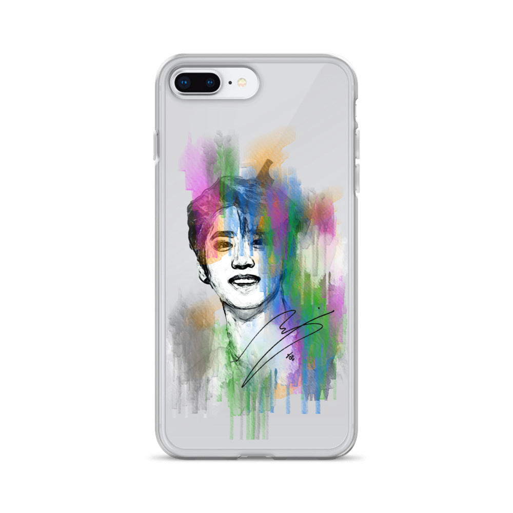 Stray Kids Han, Han Ji-sung Waterpaint Portrait iPhone Case