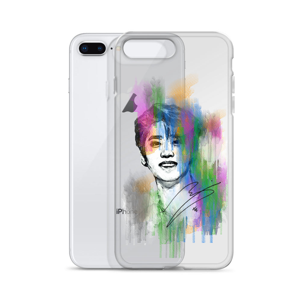 Stray Kids Han, Han Ji-sung Waterpaint Portrait iPhone Case