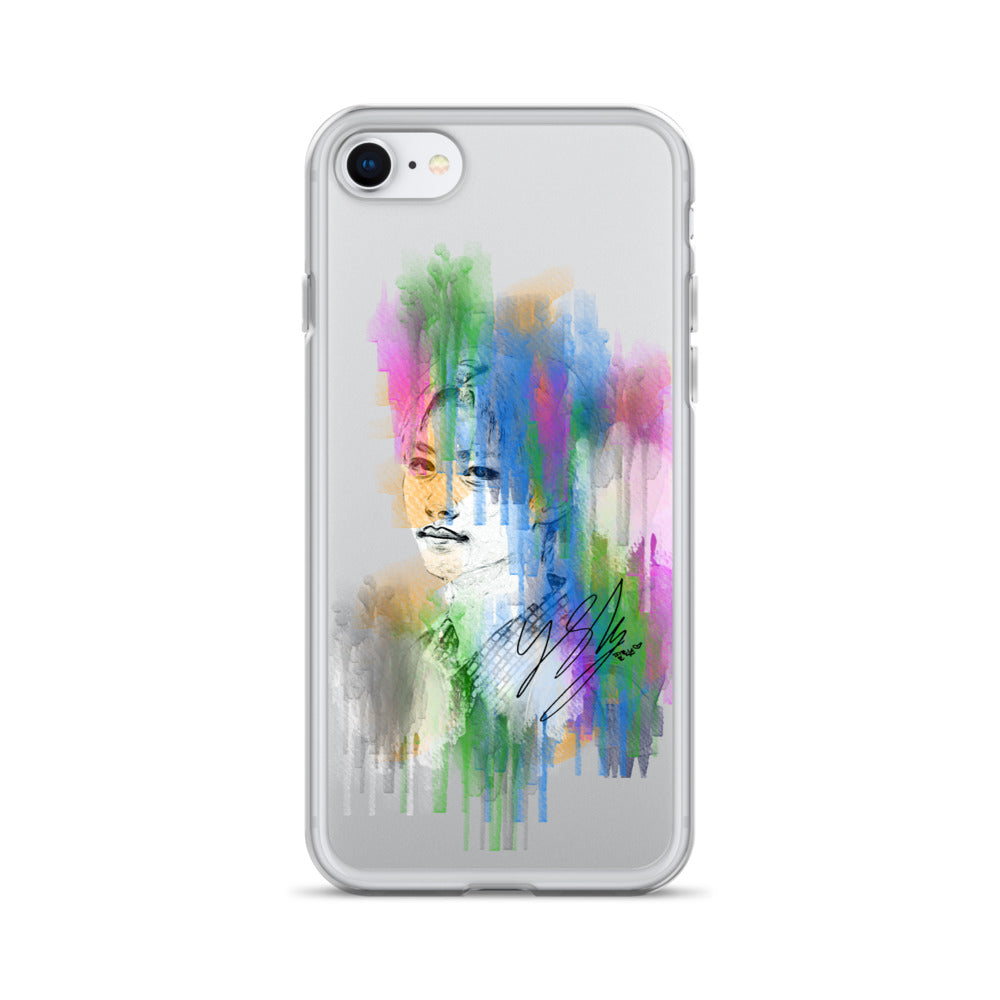 Stray Kids Felix, Lee Felix Waterpaint Portrait iPhone Case