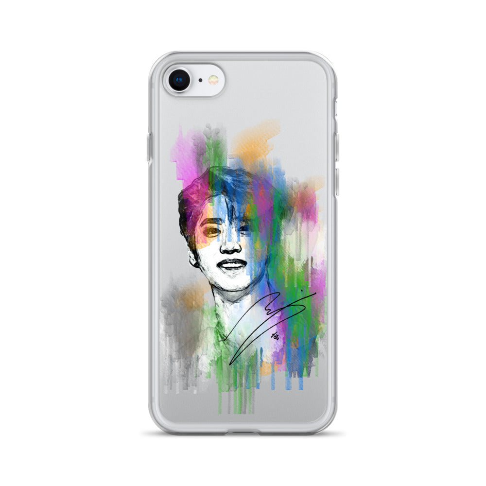 Stray Kids Han, Han Ji-sung Waterpaint Portrait iPhone Case