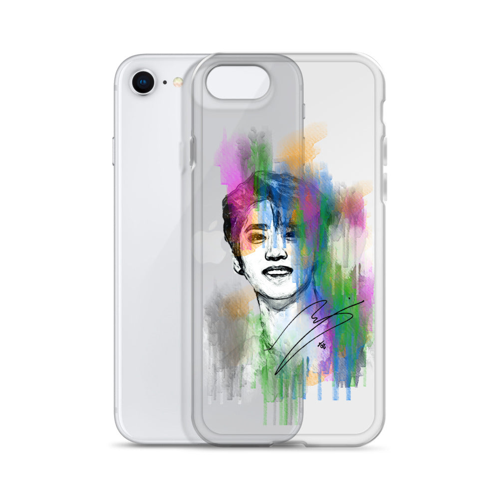 Stray Kids Han, Han Ji-sung Waterpaint Portrait iPhone Case