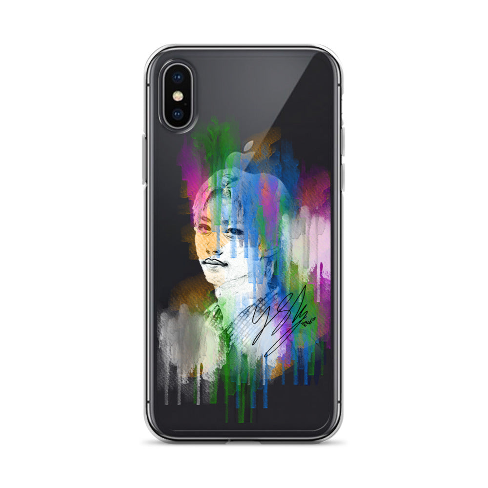 Stray Kids Felix, Lee Felix Waterpaint Portrait iPhone Case