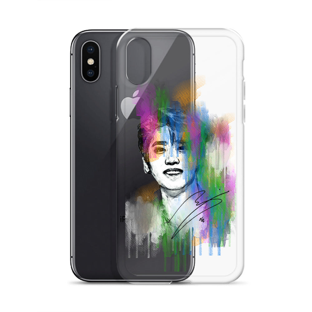 Stray Kids Han, Han Ji-sung Waterpaint Portrait iPhone Case