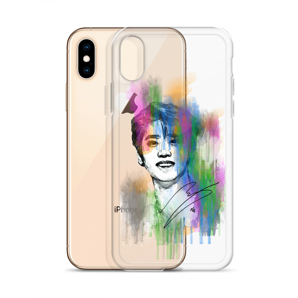 Stray Kids Han, Han Ji-sung Waterpaint Portrait iPhone Case