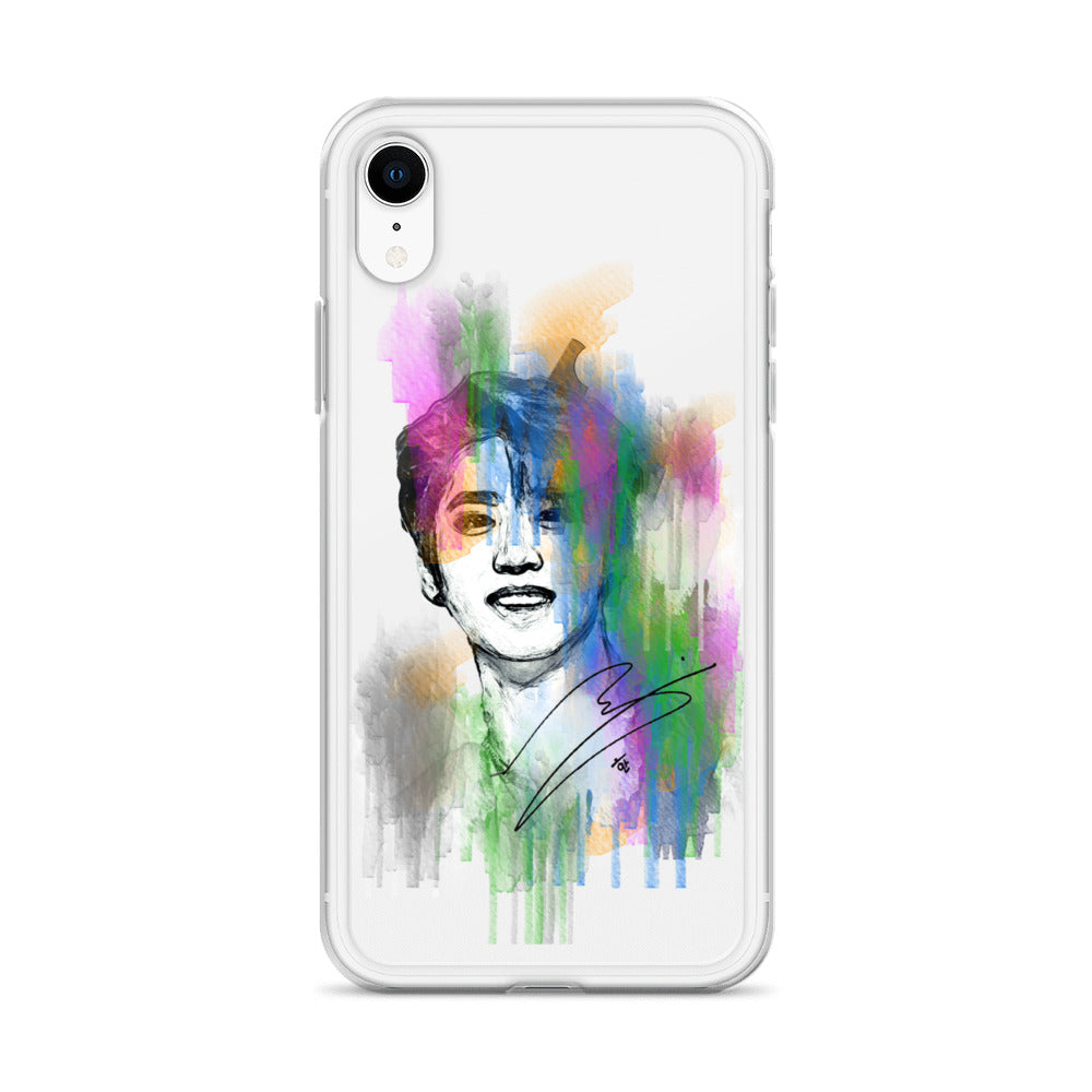 Stray Kids Han, Han Ji-sung Waterpaint Portrait iPhone Case