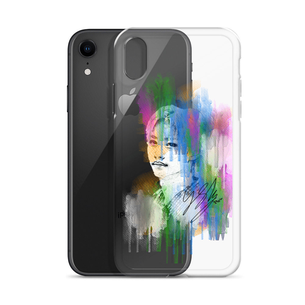 Stray Kids Felix, Lee Felix Waterpaint Portrait iPhone Case