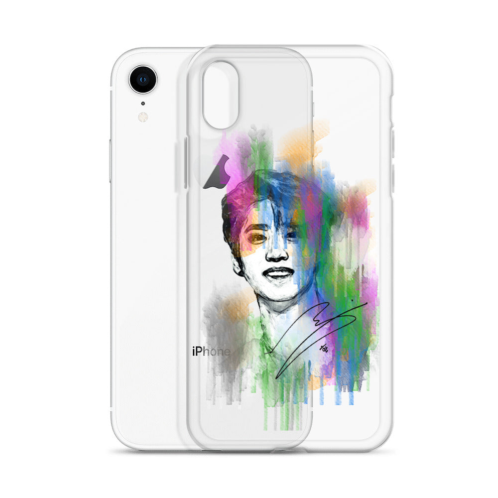 Stray Kids Han, Han Ji-sung Waterpaint Portrait iPhone Case