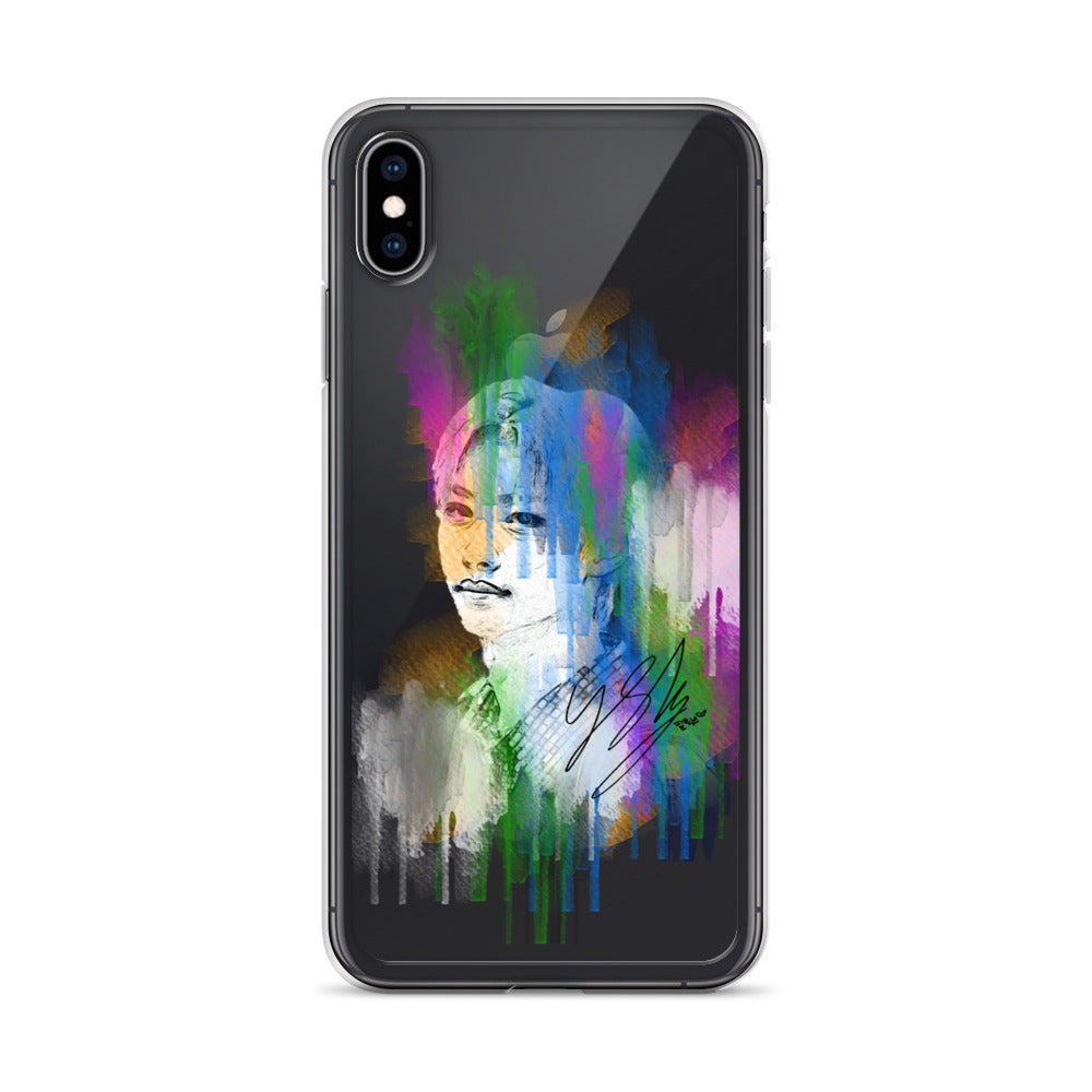 Stray Kids Felix, Lee Felix Waterpaint Portrait iPhone Case