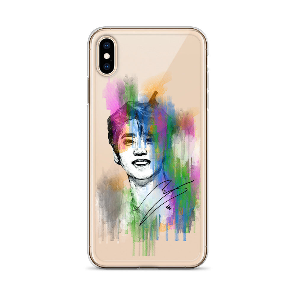 Stray Kids Han, Han Ji-sung Waterpaint Portrait iPhone Case