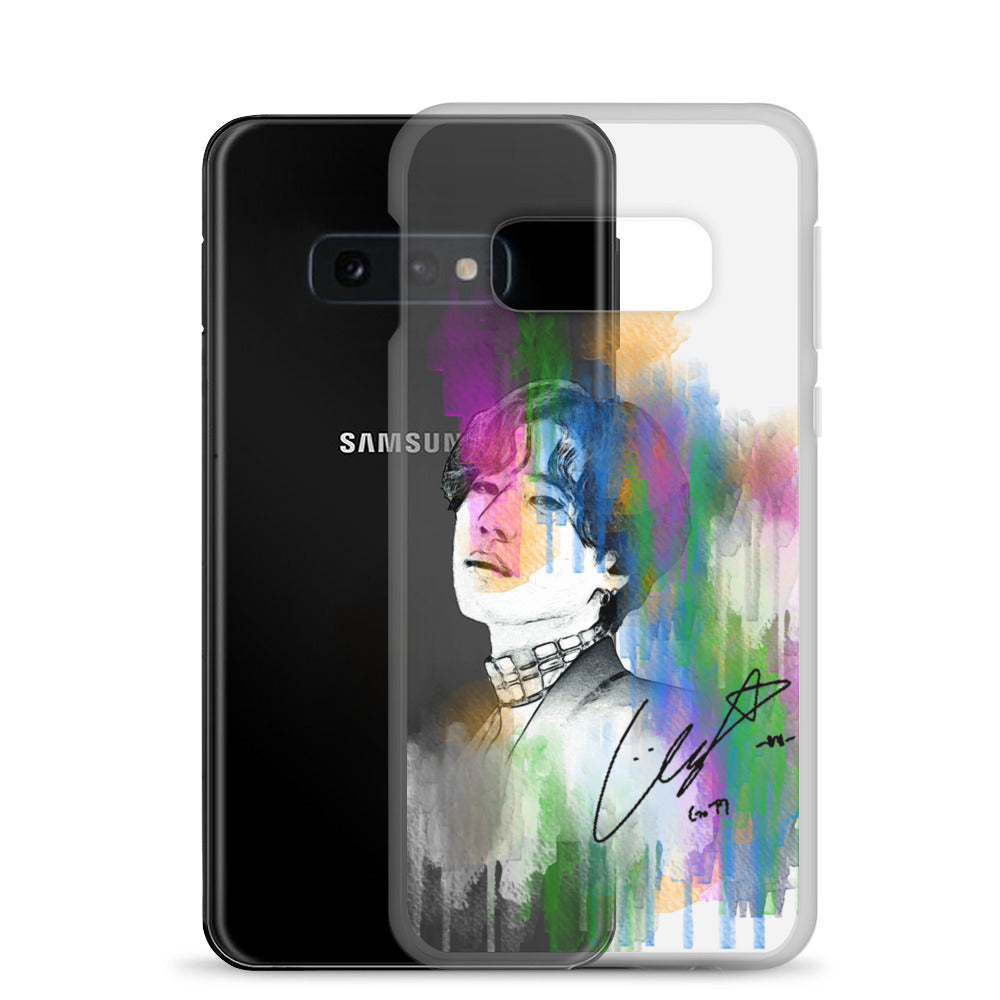 GOT7 Yugyeom, Kim Yu-gyeom Waterpaint portrait Samsung Case