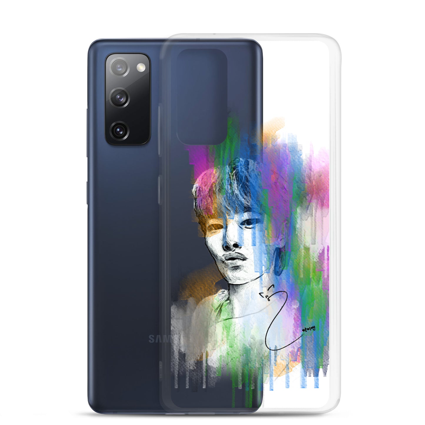 Stray Kids I.N, Yang Jeong-in Waterpaint portrait Samsung Case