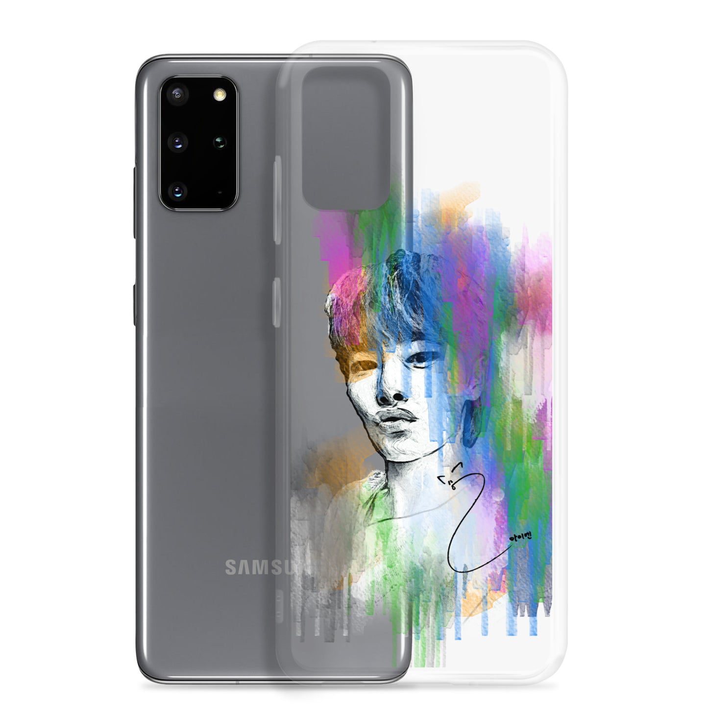 Stray Kids I.N, Yang Jeong-in Waterpaint portrait Samsung Case