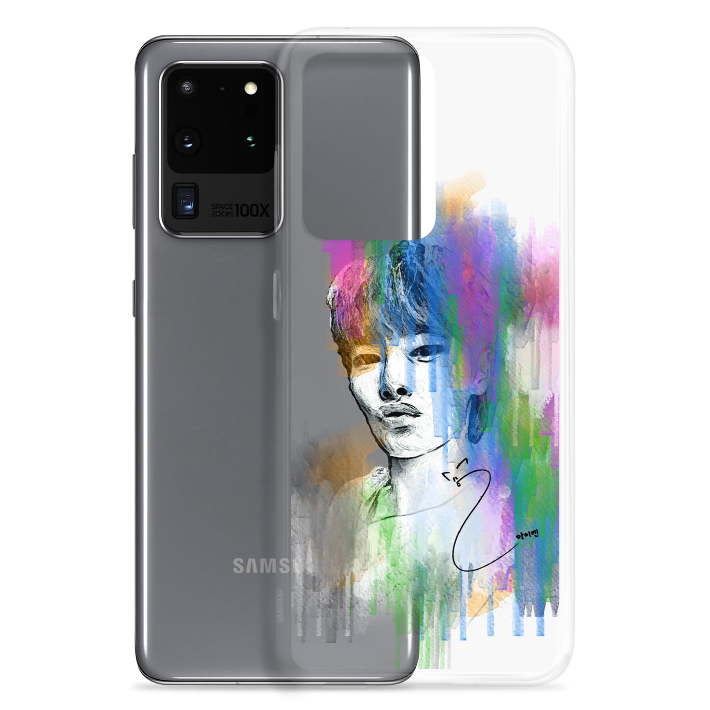 Stray Kids I.N, Yang Jeong-in Waterpaint portrait Samsung Case