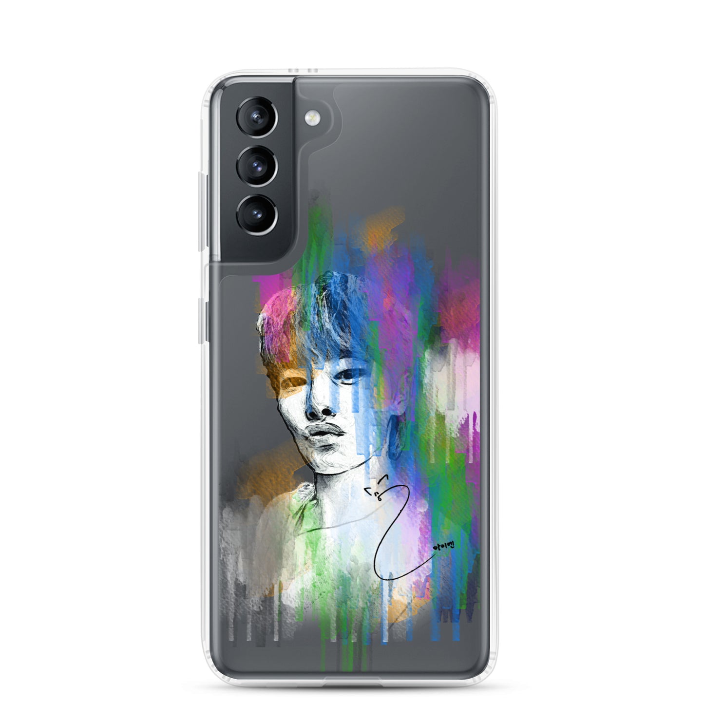 Stray Kids I.N, Yang Jeong-in Waterpaint portrait Samsung Case
