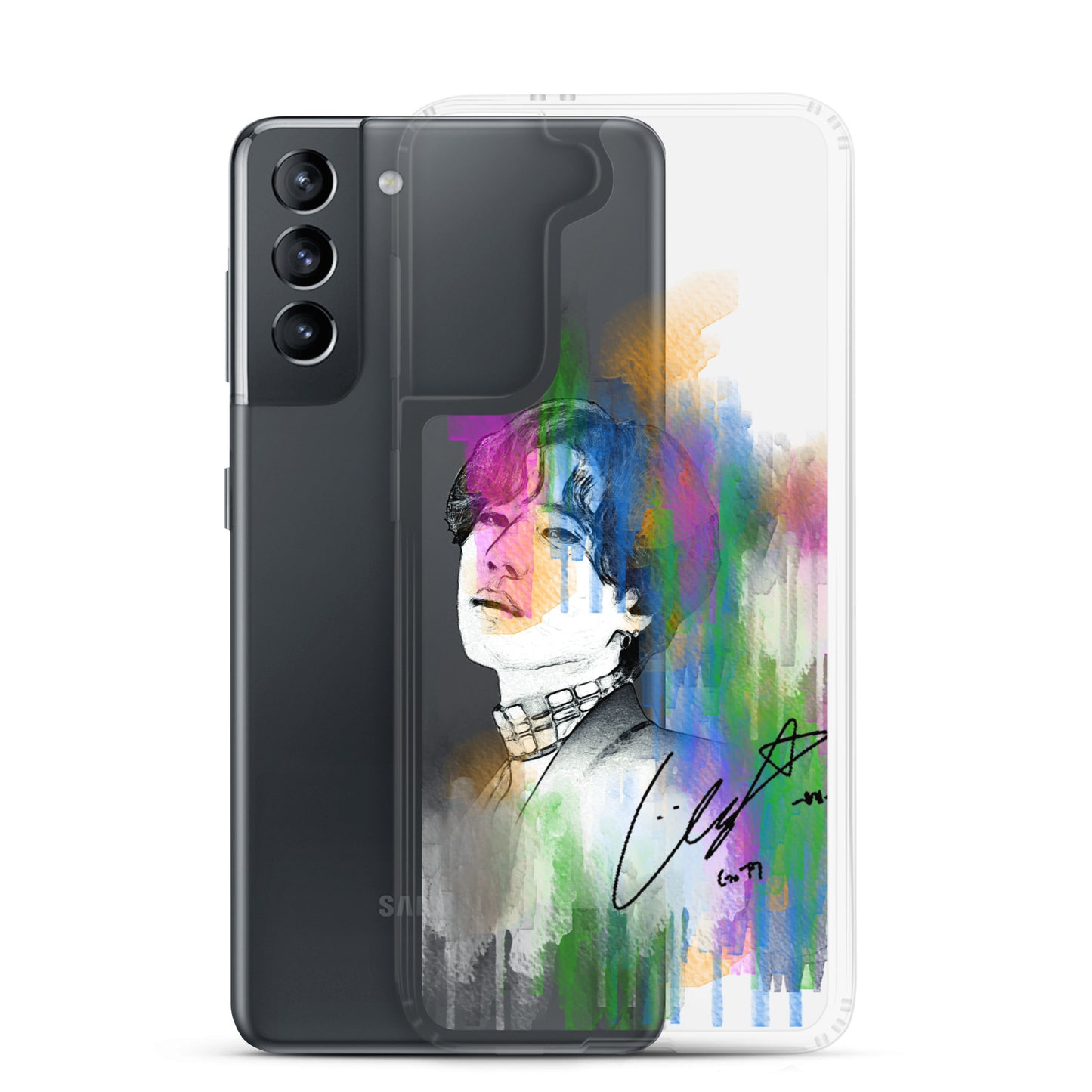 GOT7 Yugyeom, Kim Yu-gyeom Waterpaint portrait Samsung Case