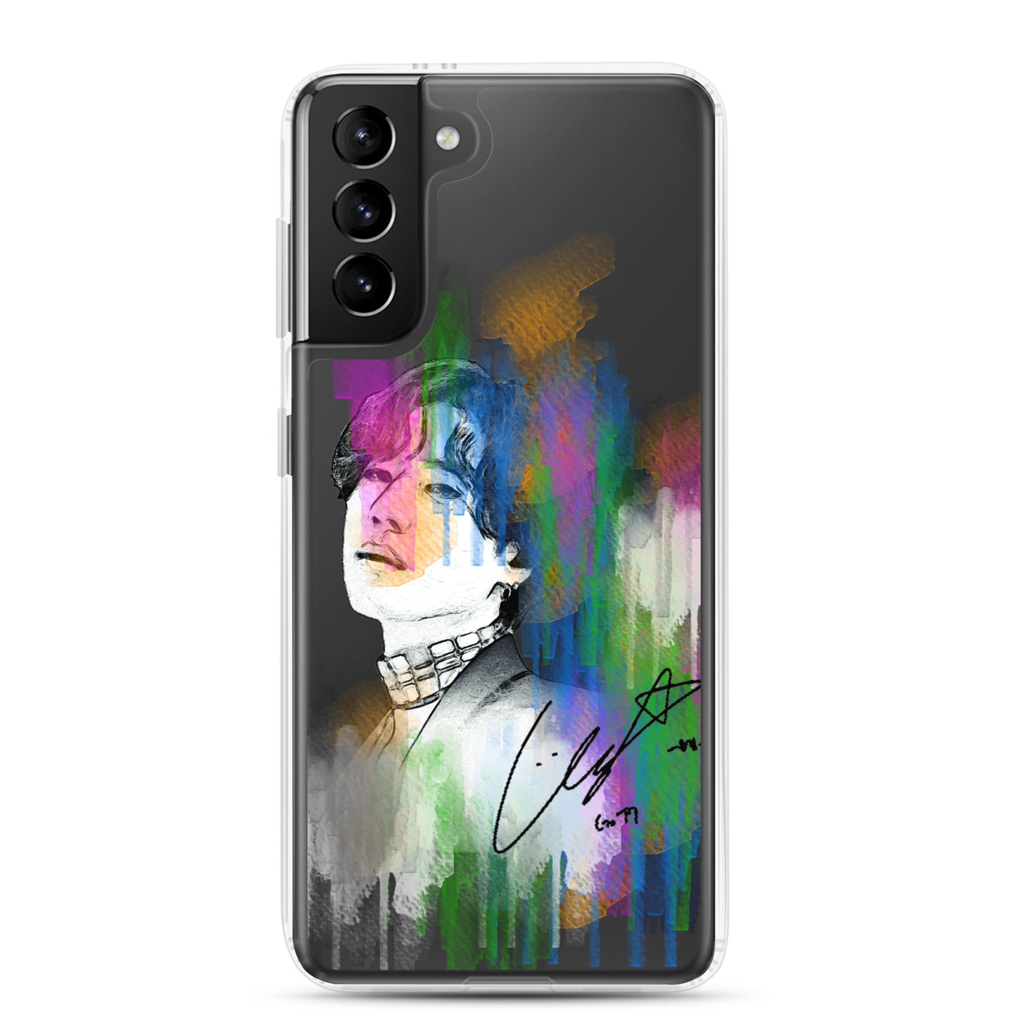 GOT7 Yugyeom, Kim Yu-gyeom Waterpaint portrait Samsung Case
