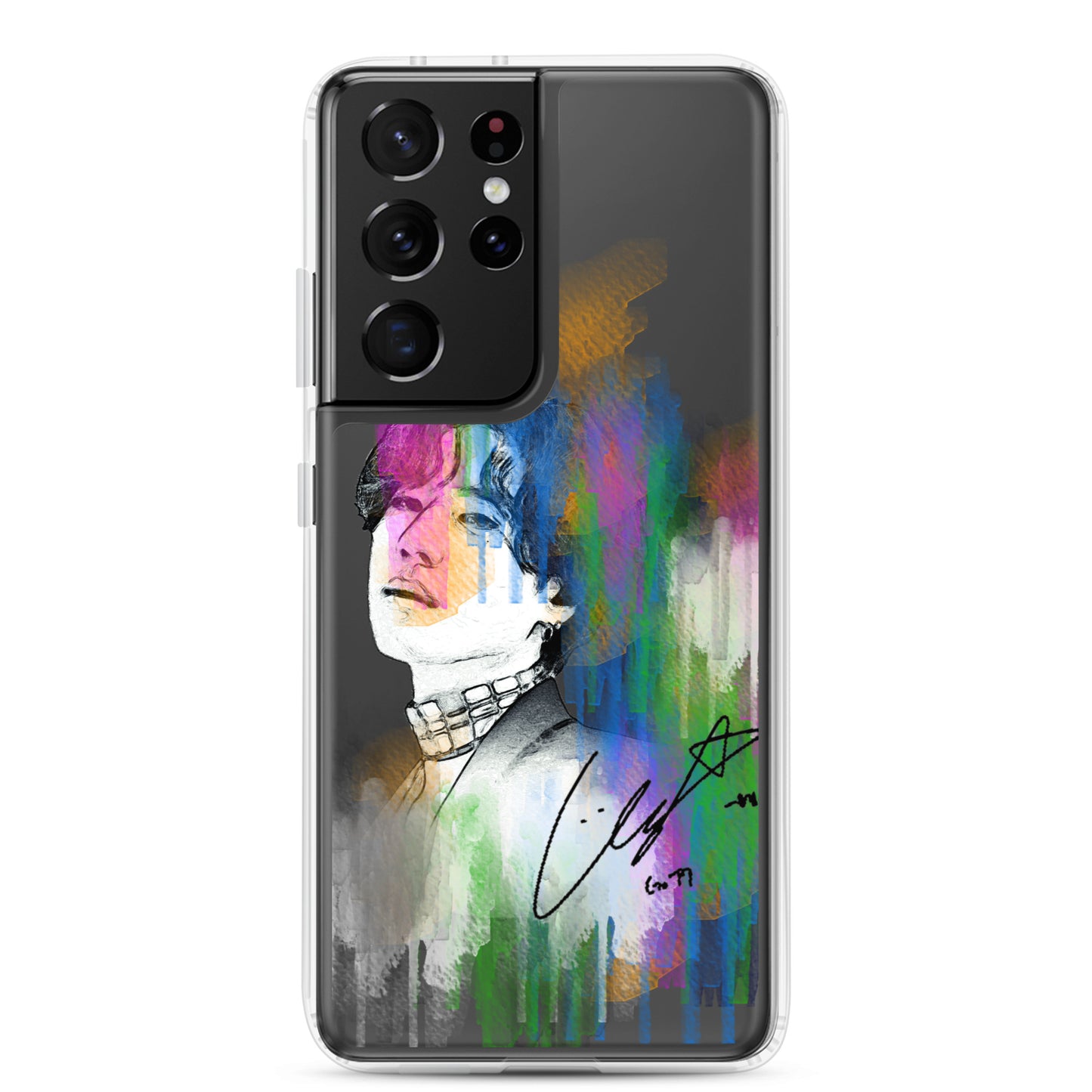 GOT7 Yugyeom, Kim Yu-gyeom Waterpaint portrait Samsung Case