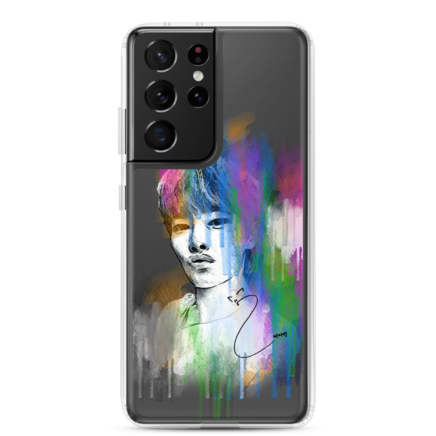 Stray Kids I.N, Yang Jeong-in Waterpaint portrait Samsung Case