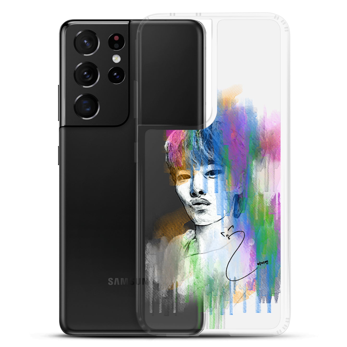 Stray Kids I.N, Yang Jeong-in Waterpaint portrait Samsung Case