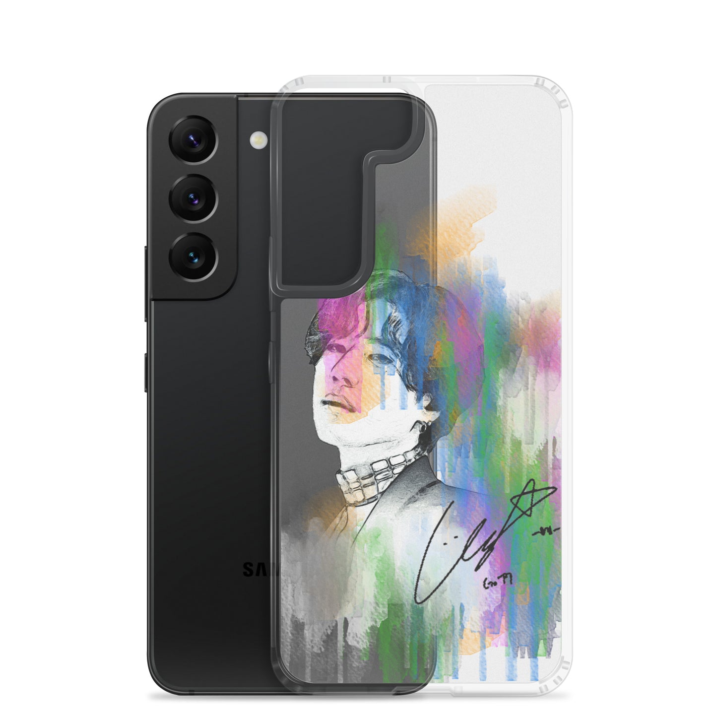 GOT7 Yugyeom, Kim Yu-gyeom Waterpaint portrait Samsung Case
