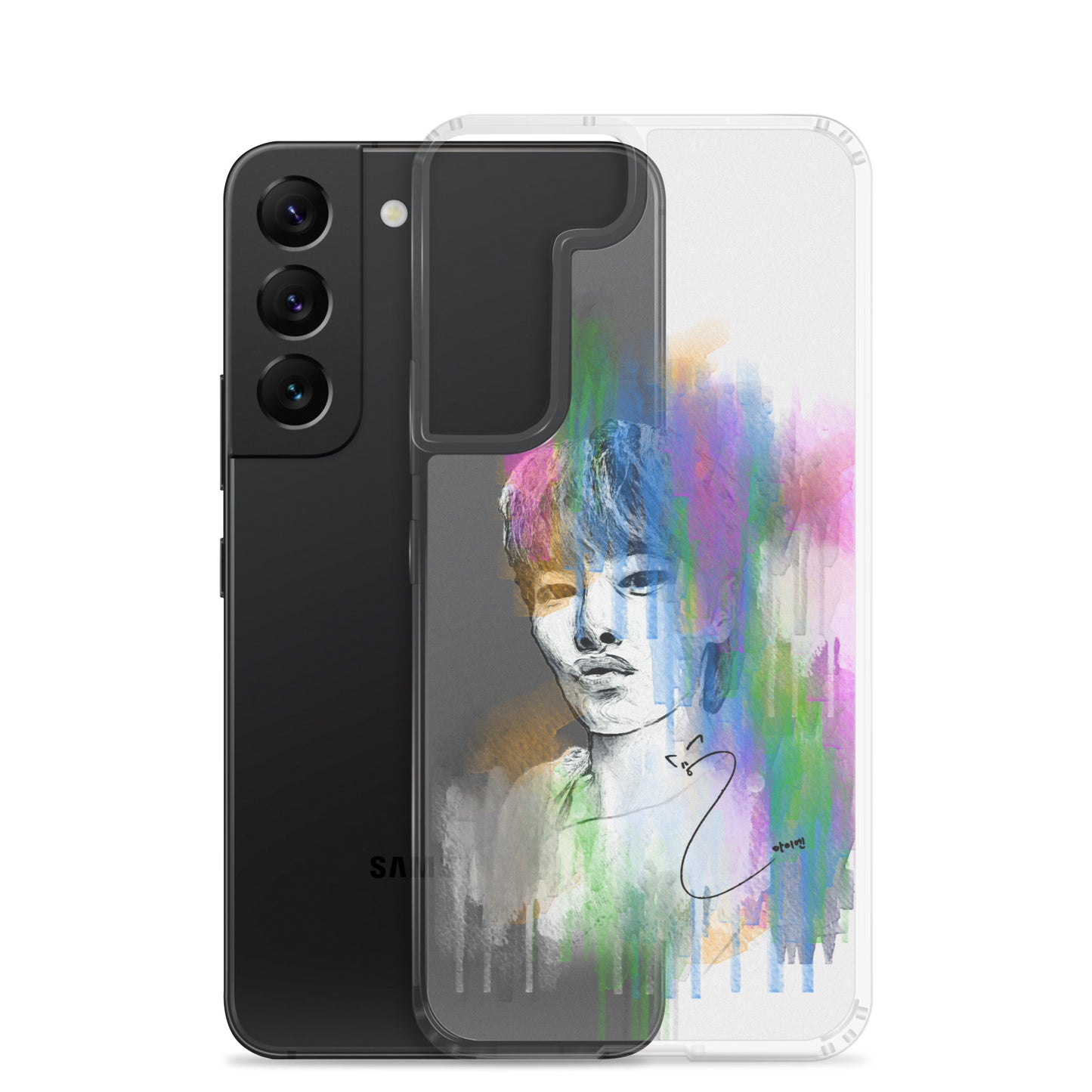 Stray Kids I.N, Yang Jeong-in Waterpaint portrait Samsung Case