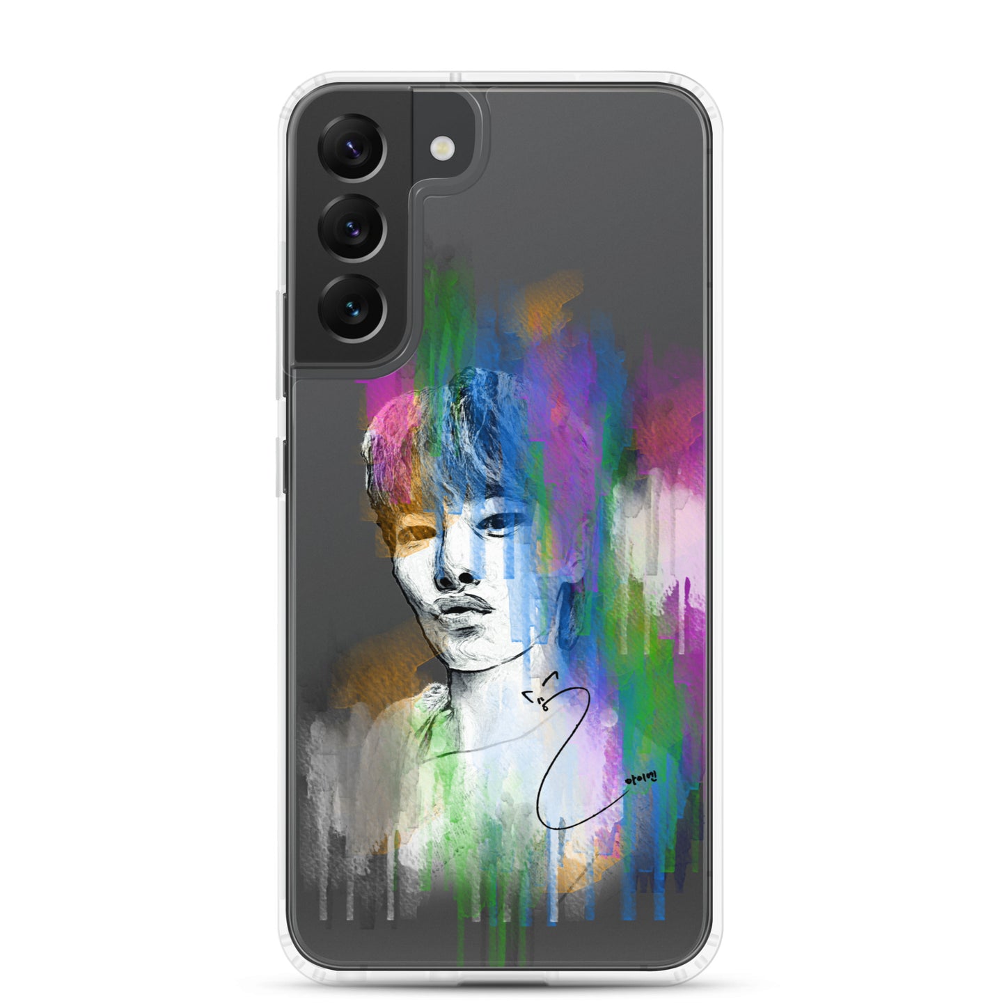 Stray Kids I.N, Yang Jeong-in Waterpaint portrait Samsung Case