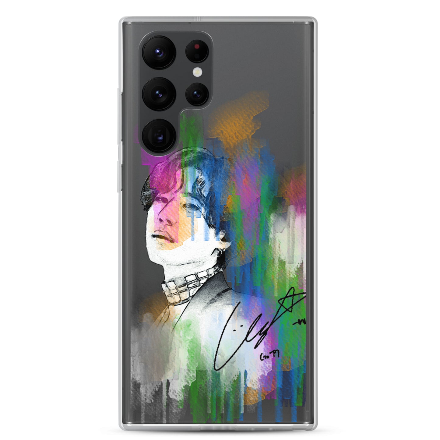 GOT7 Yugyeom, Kim Yu-gyeom Waterpaint portrait Samsung Case