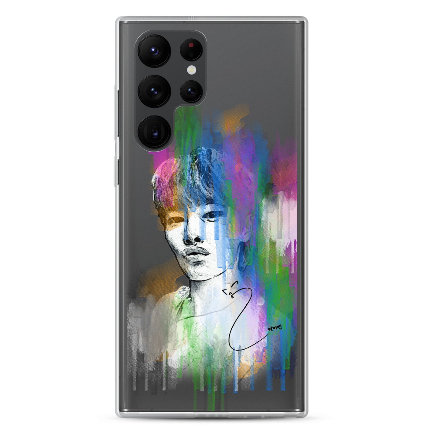 Stray Kids I.N, Yang Jeong-in Waterpaint portrait Samsung Case