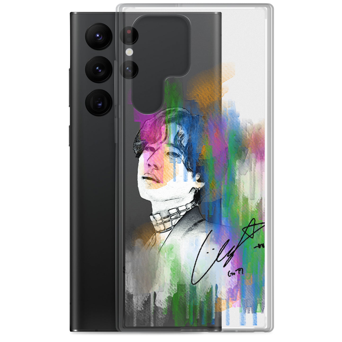 GOT7 Yugyeom, Kim Yu-gyeom Waterpaint portrait Samsung Case