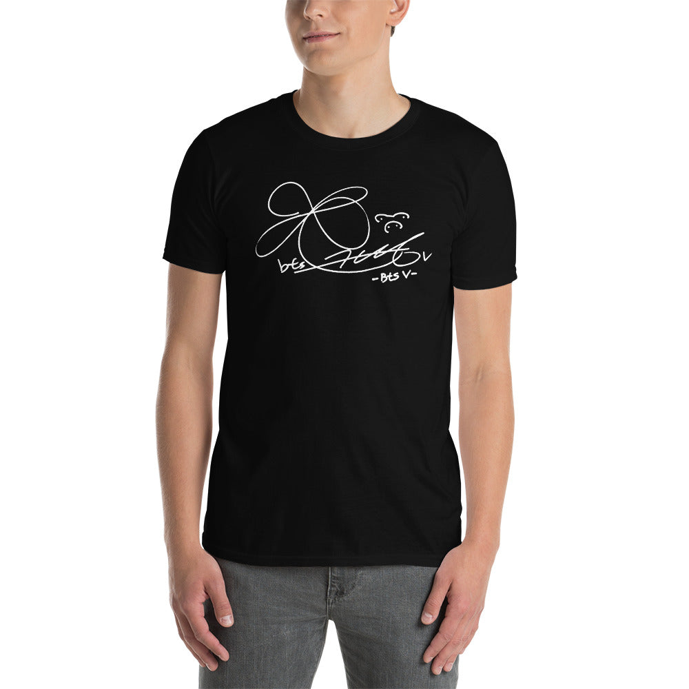 BTS V, Kim Tae-hyung Autograph Unisex T-Shirt
