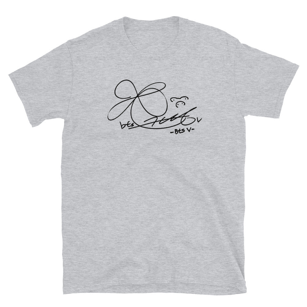 BTS V, Kim Tae-hyung Signature Unisex T-Shirt