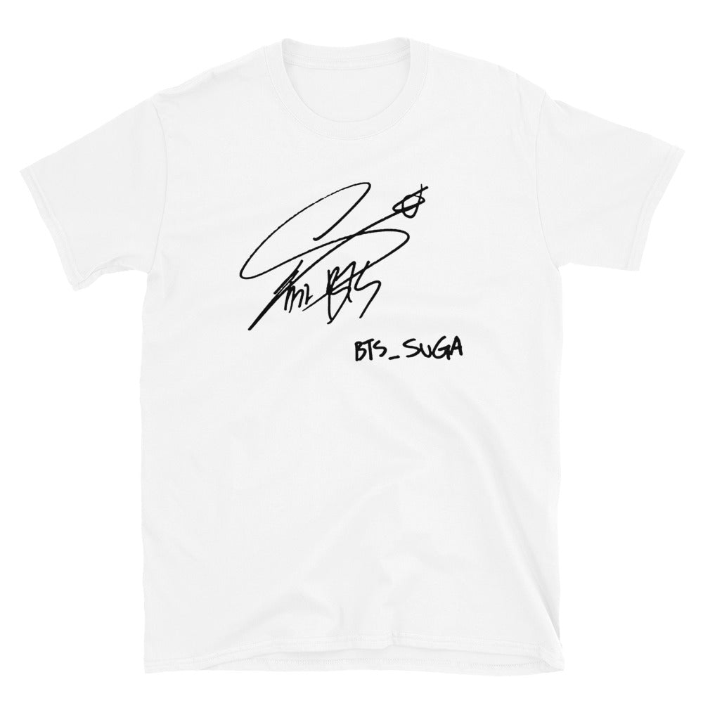 BTS Suga, Min Yoon-gi Signature Unisex T-Shirt