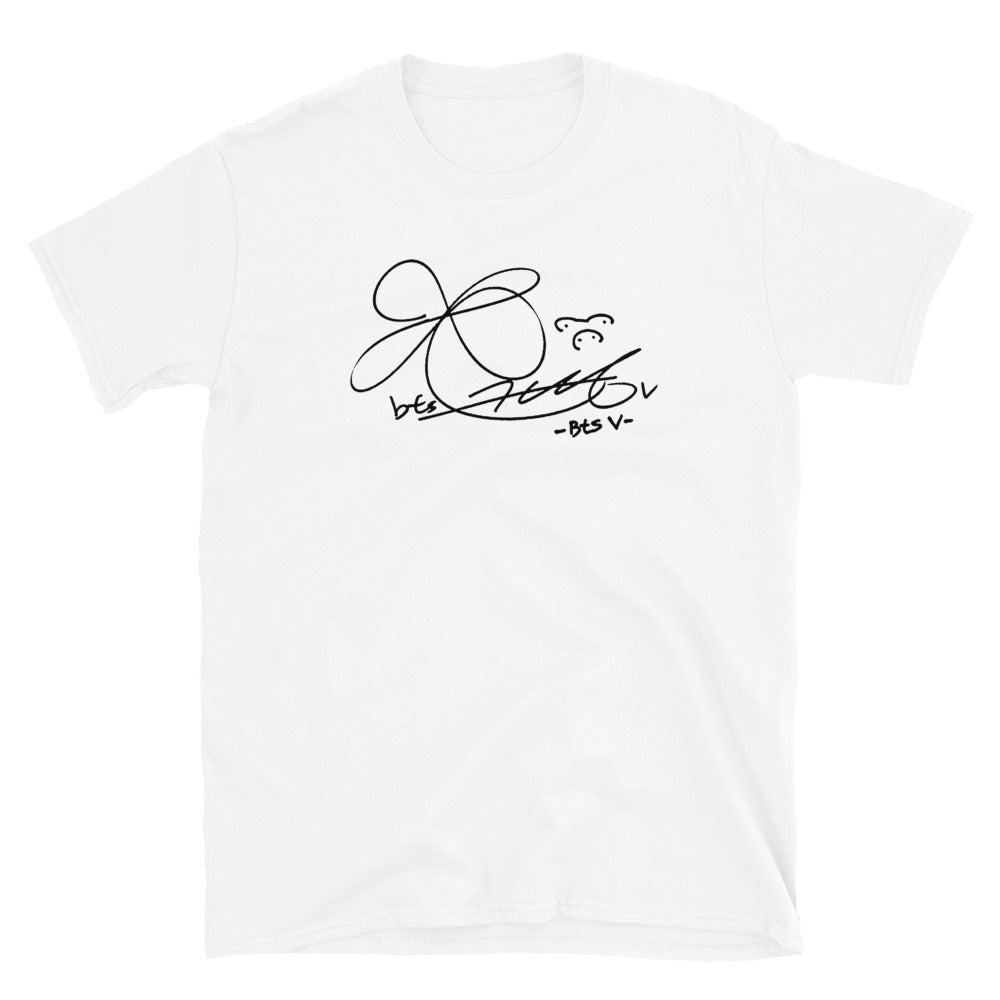 BTS V, Kim Tae-hyung Signature Unisex T-Shirt
