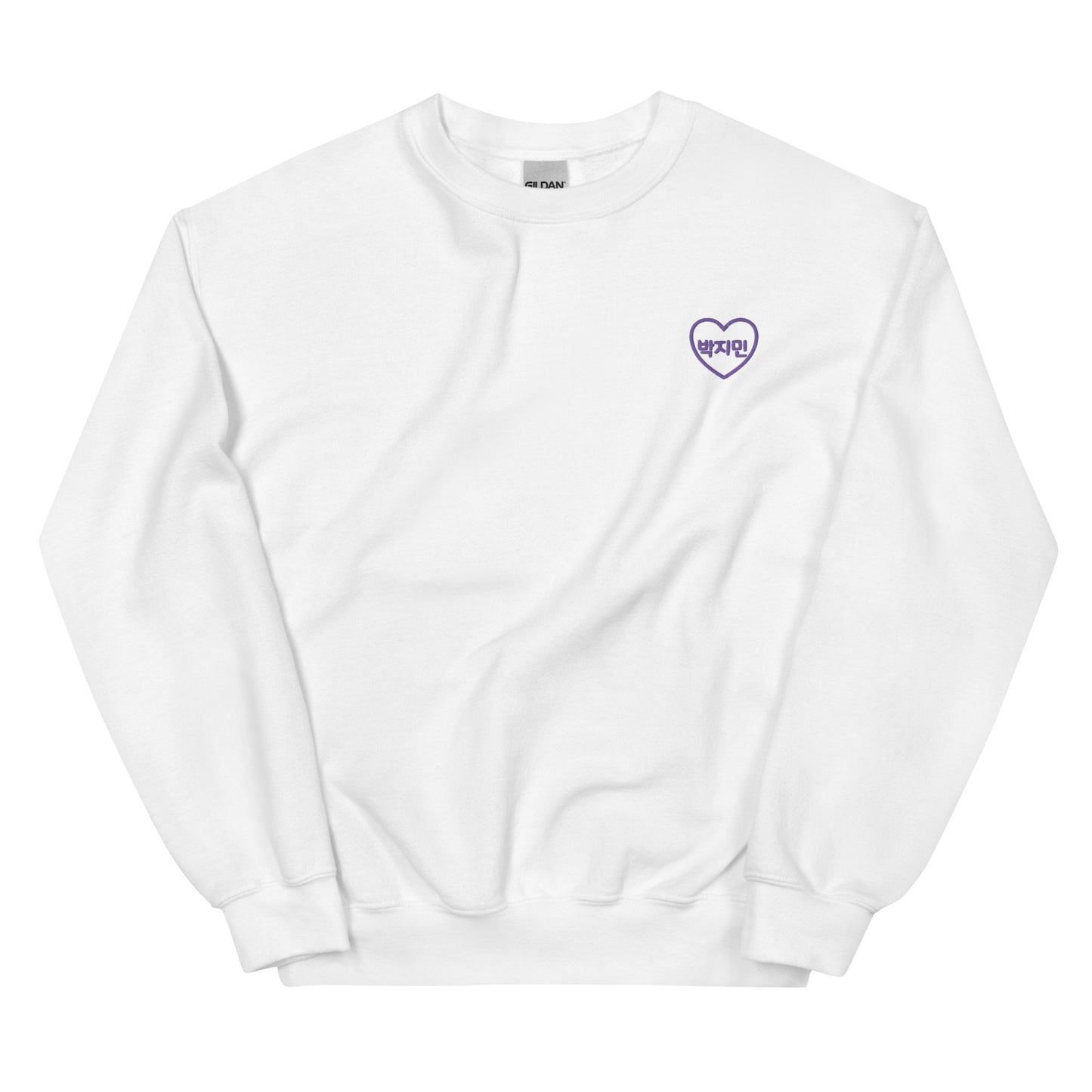 BTS Jimin, Park Ji-min Purple Merch Embroidery Unisex Sweatshirt