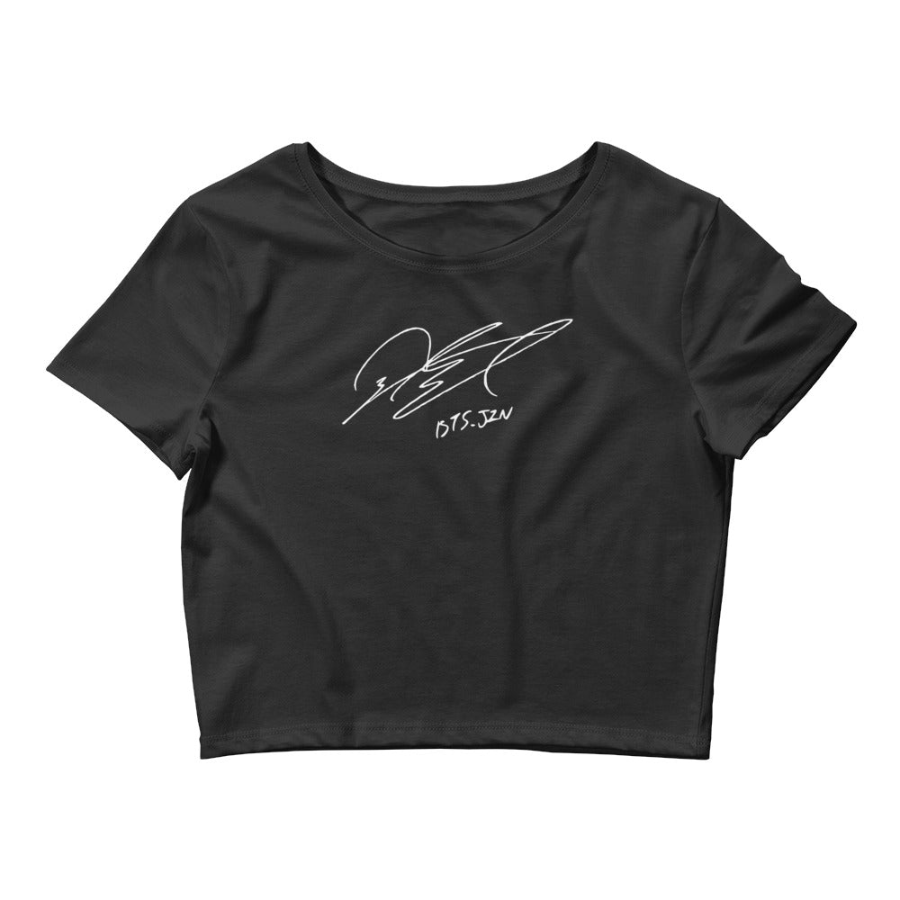 BTS Jin, Kim Seok-jin Autograph Women's Cropped T-Shirt