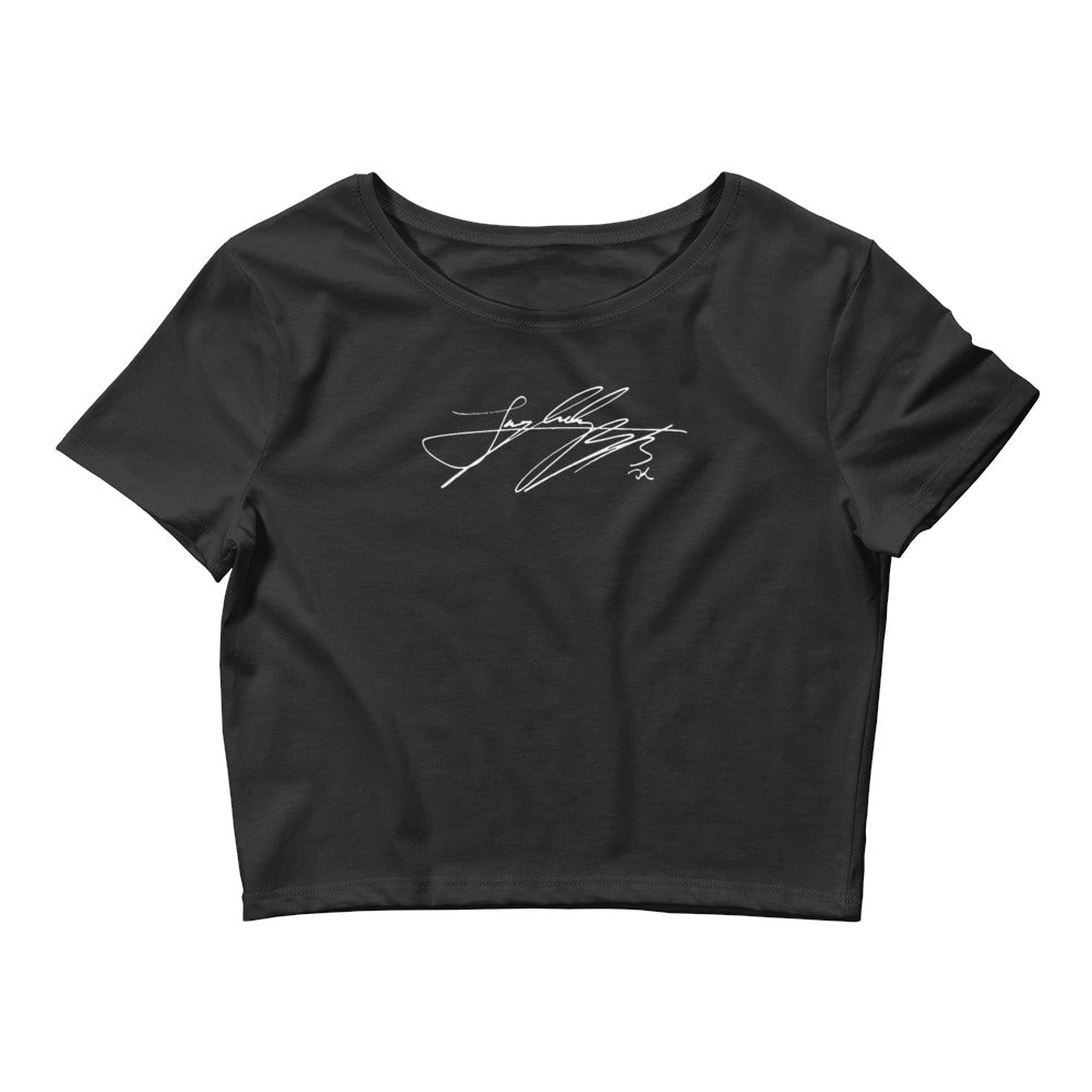BTS Jungkook, Jeon Jung-kook Autograph Women's Cropped T-Shirt
