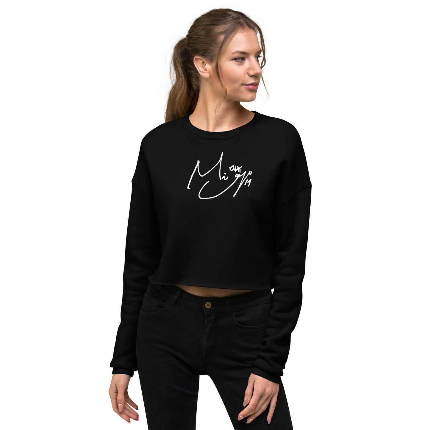 SEVENTEEN Mingyu, Kim Mingyu Autograph Women's Cropped Sweatshirt